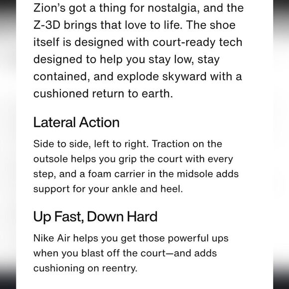 Jordan Zion 3 NRG 3D Shoes- Football Grey/Flash Crimson/Chlorine Blue/Black - Picture 8 of 13